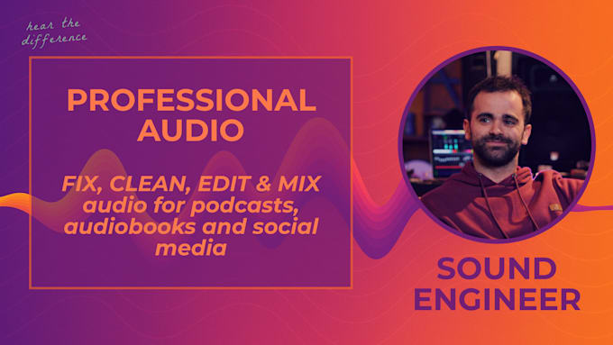 edit, mix and restore your podcast audio professionally