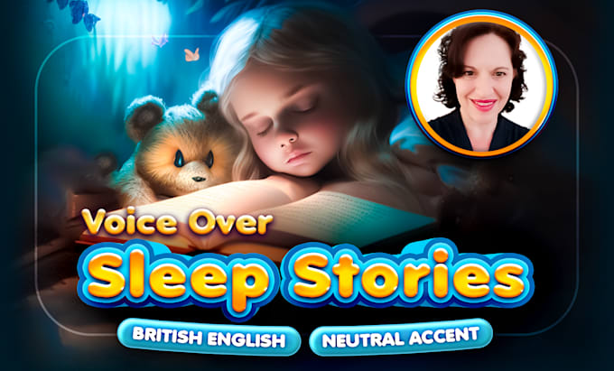 record calming sleep stories for children and adults