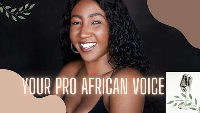 record a female african voiceover