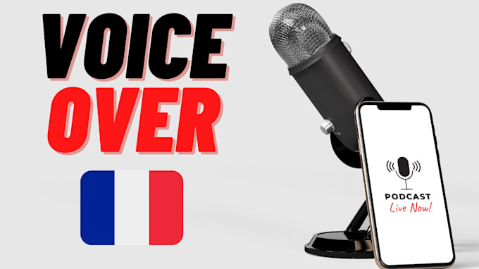 record your female voiceover in french