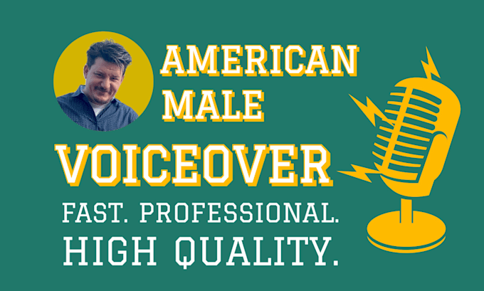 record an american male voice over
