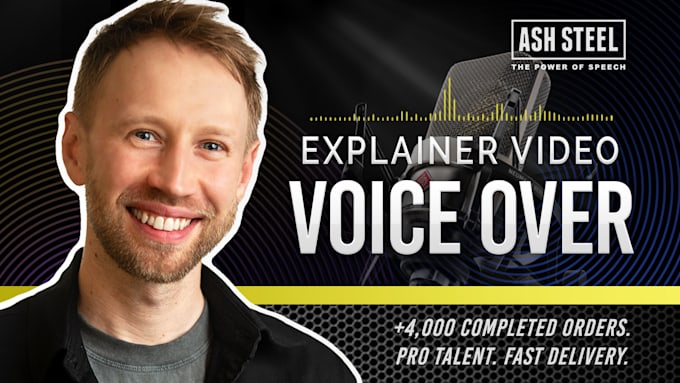 voice over your explainer video or animation
