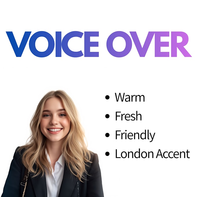 record a voice over for you
