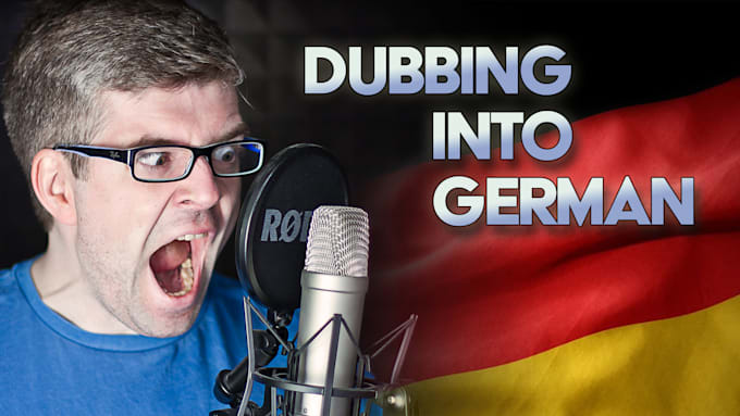 dub your video into german language