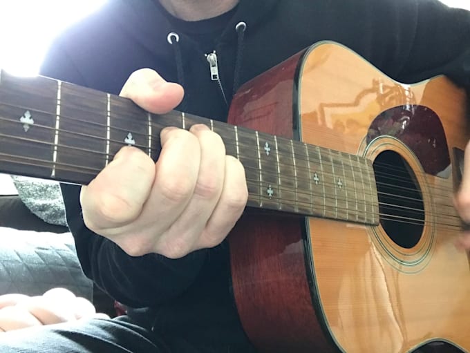 record professional 12 string acoustic guitar