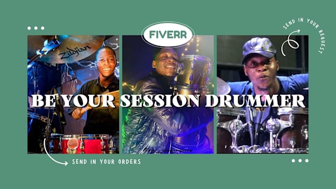 be your professional drummer for your songs or projects