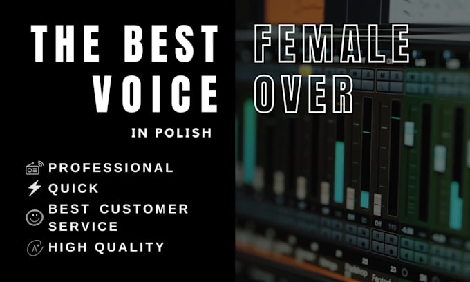 record HQ voiceover and dubbing in polish