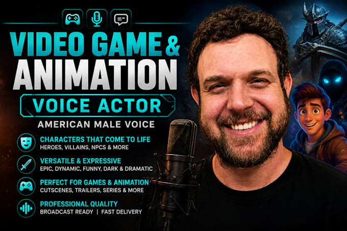 record an animation voice over for you
