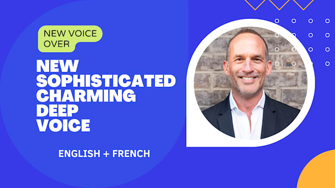 record a sophisticated english voice US or international