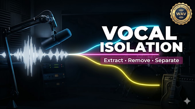 extract, isolate, or remove vocals from any song at the highest quality