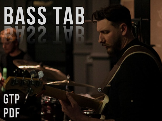 transcribe and write professional bass tabs for any song