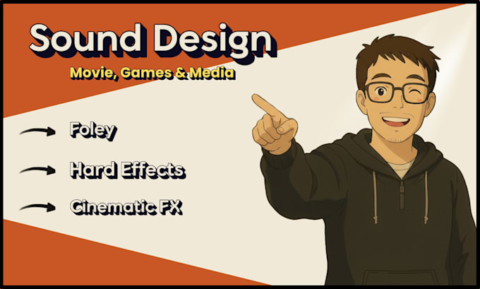 create professional sound design and fxs for multimedia