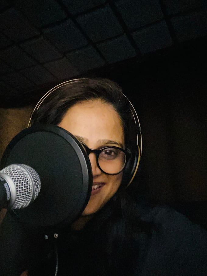 record studio quality indian english voice overs