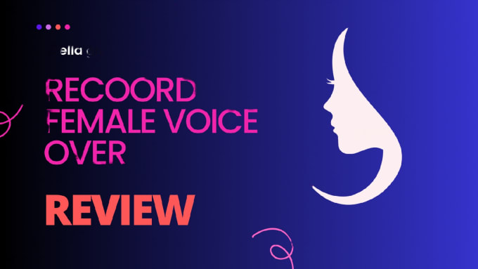 Record Deep American Female Voice Over By Lokman Gh Fiverr