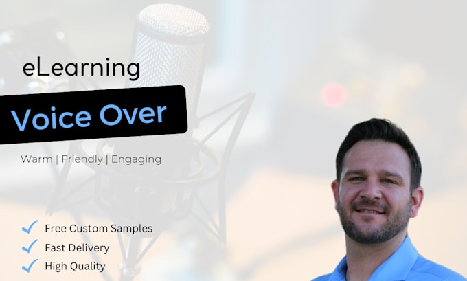 record an elearning or corporate narration voice over