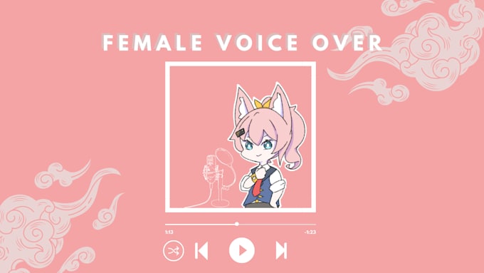 be your female voice actor for a professional voiceover