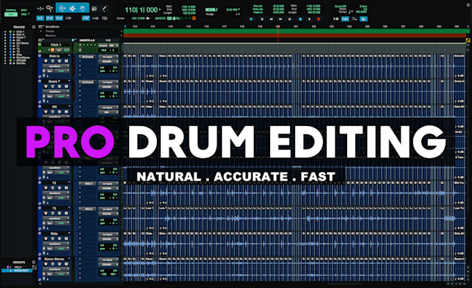 edit your drums manually with close attention to detail