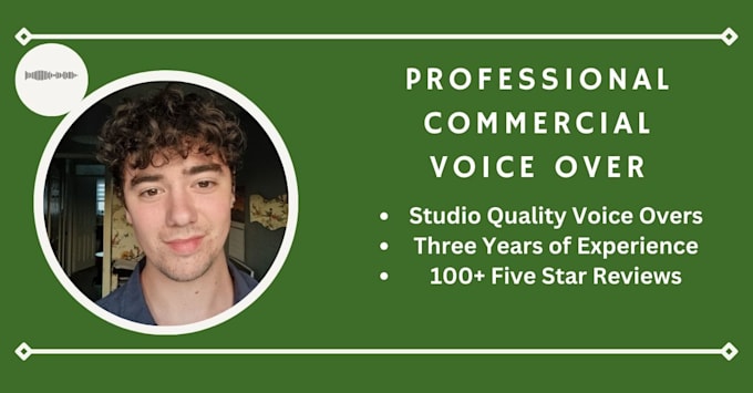 record professional commercial voiceover