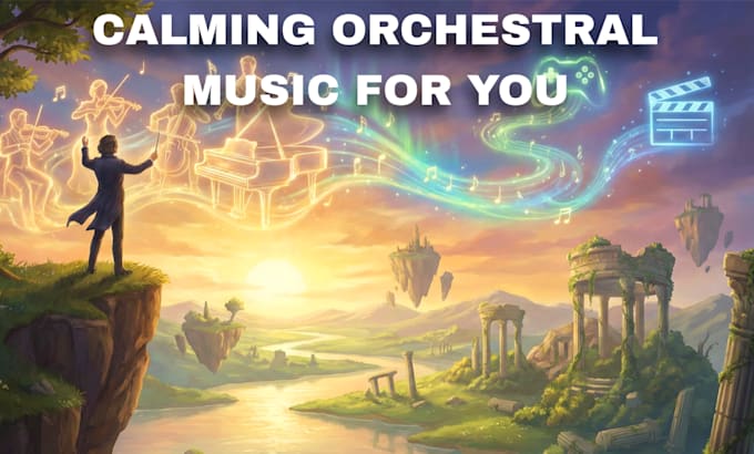 compose calm orchestral music for your video game