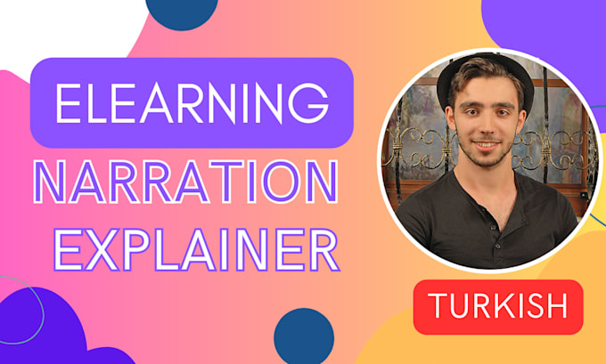 be your turkish male elearning, explainer, educational voice over narration