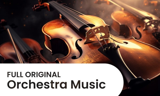 write a captivating orchestral score for you