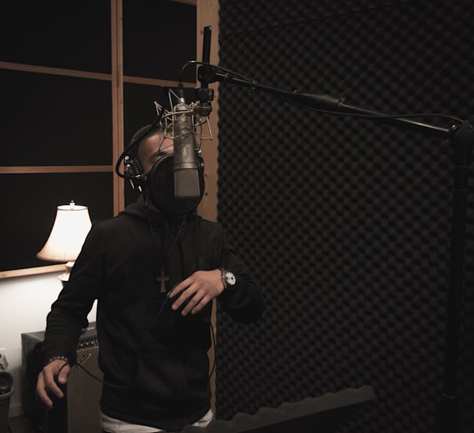 Write and record an 8 bar rap verse or hook by Therealandres Fiverr