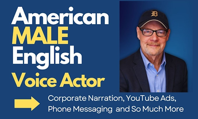 deliver a powerful, deep, american male voice over