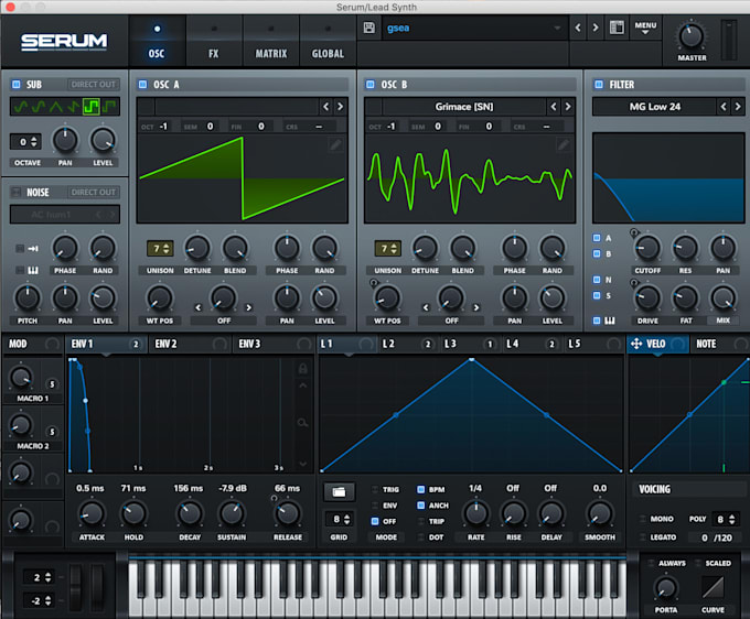 Produce an original synth melody for you by Rocklarsen Fiverr