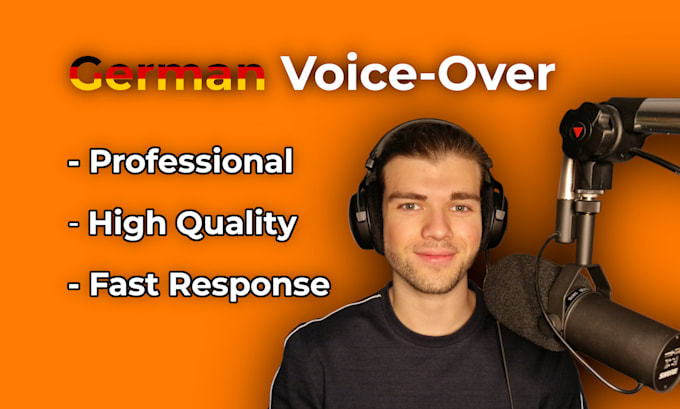 create an outstanding german voice over of your choice