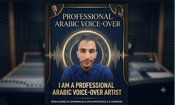 professional voiceover recording in arabic