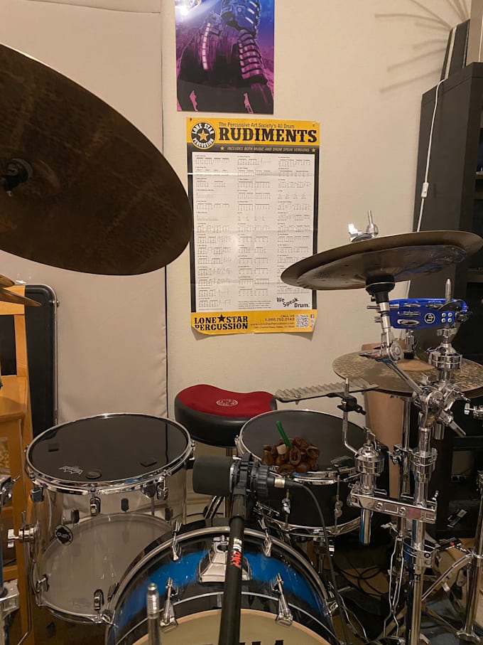 Record drums for and or help you produce your music by Tateseifert Fiverr
