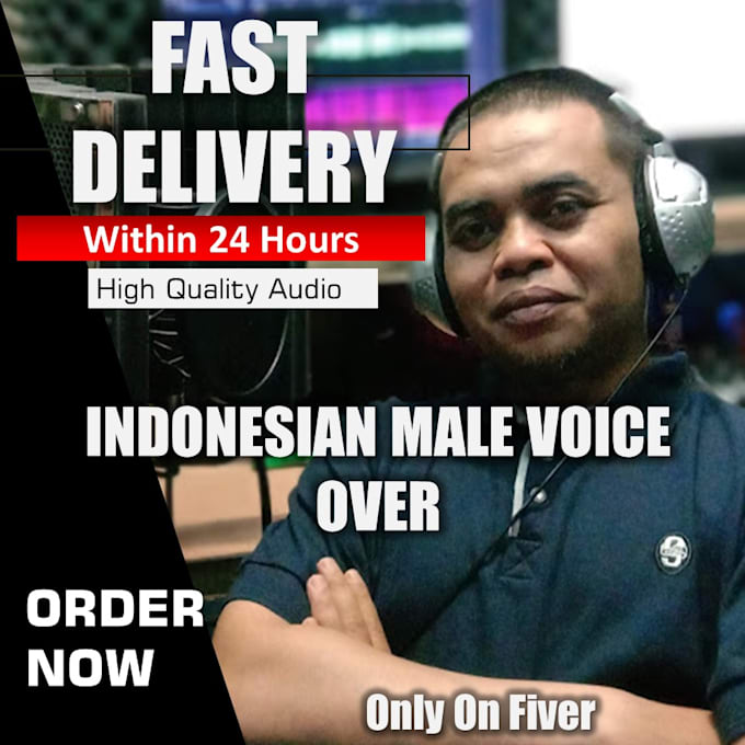 record male voice over in bahasa indonesia