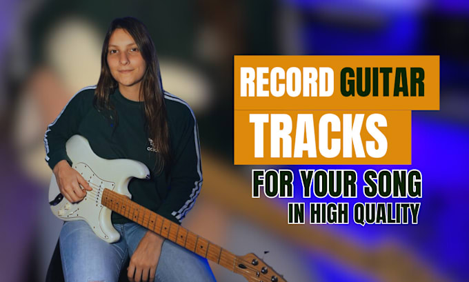 Record indie pop rock ambient guitar riffs or solos for you by Agustinalamarca Fiverr