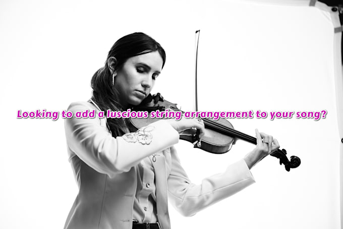 compose and record a string arrangement for your song