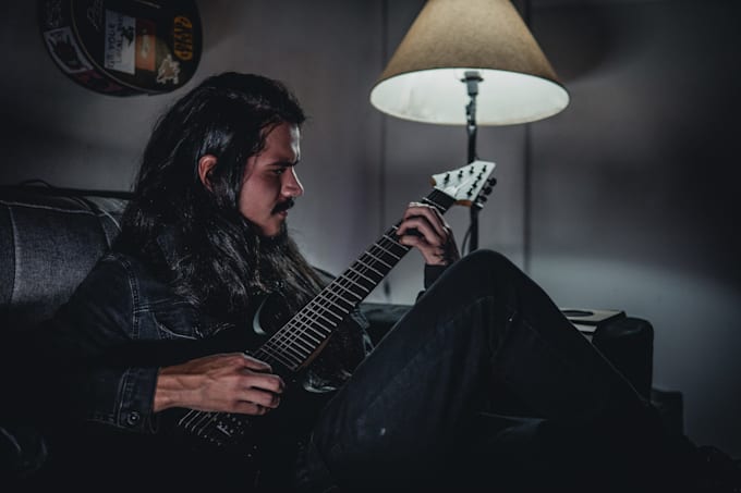 write and record a professional guitar track studio quality