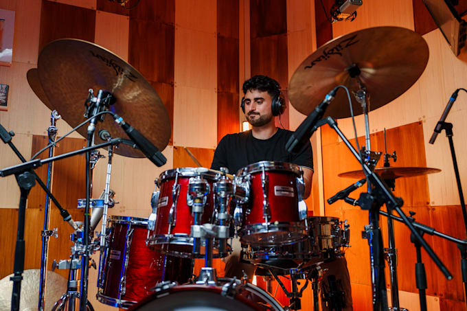 record professional acoustic drums and be your drummer