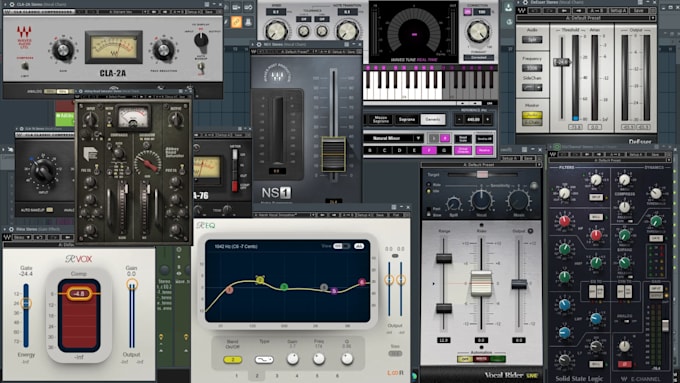 make a custom vocal chain, project file for recording session