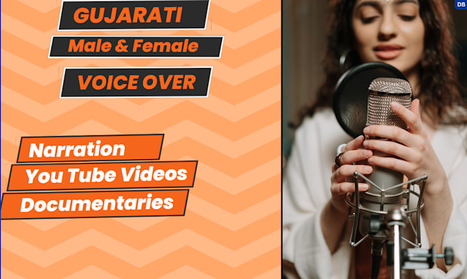 do gujarati voice over male and female