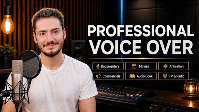 record a pro turkish voice over solo or with my team