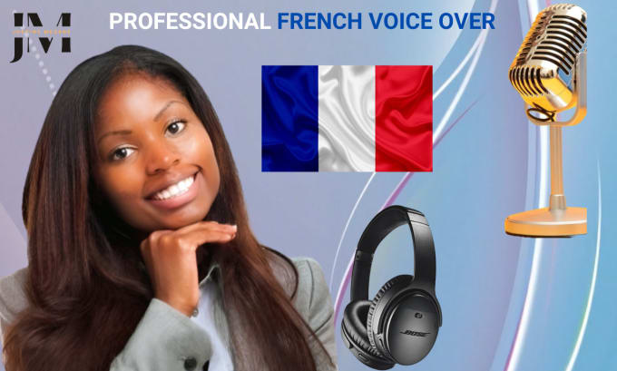 record your professional voice over in french