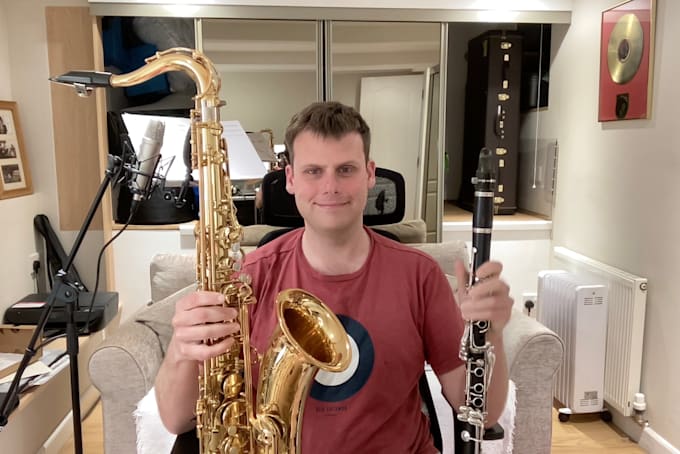 record improvised solos on clarinet