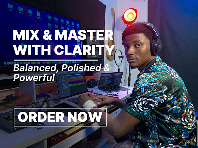 mix and master your song to industry standard quality