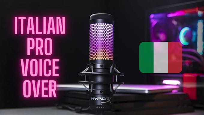 record a conversational italian voice over