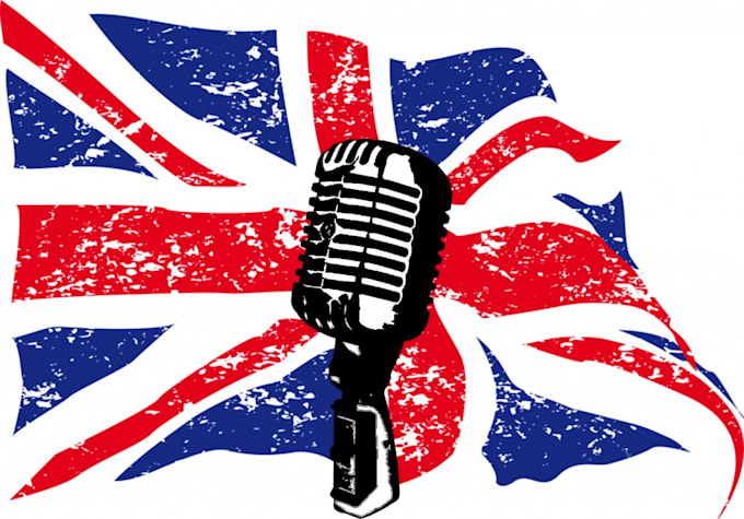 record a professional british male voice over
