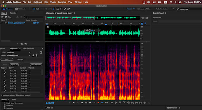 edit, clean, and improve your voice