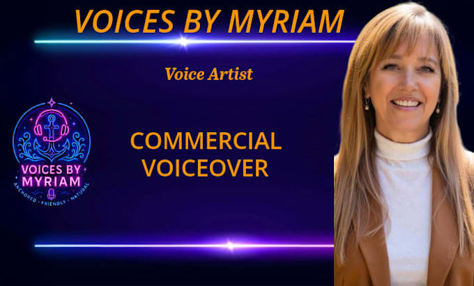 produce a professional american female voice over