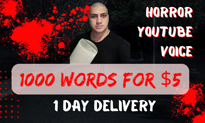 record horror creepy disturbing youtube video voice over