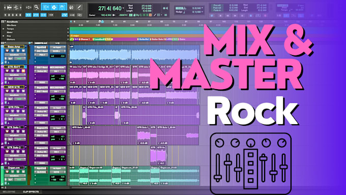 professionally mix and master your rock music