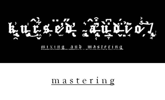I will master your audio tracks
