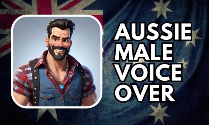 be your aussie male voice over authentic australian